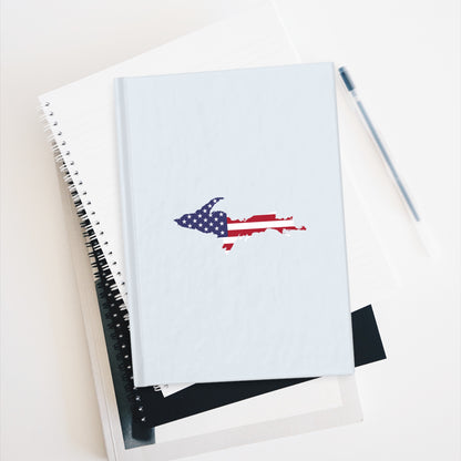 Michigan Upper Peninsula Blank Sketchbook (w/ UP USA Flag) | Gossy White