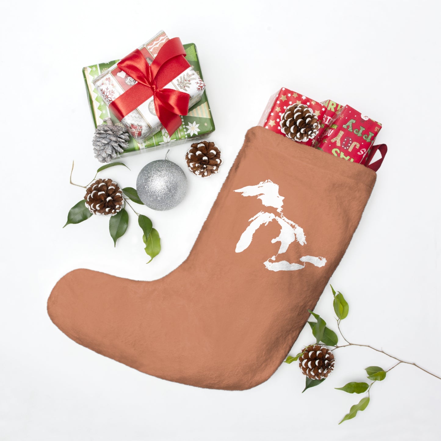 Great Lakes Christmas Stocking | Copper