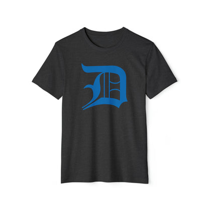 Detroit 'Old English D' T-Shirt (Azure) | Unisex Recycled Organic