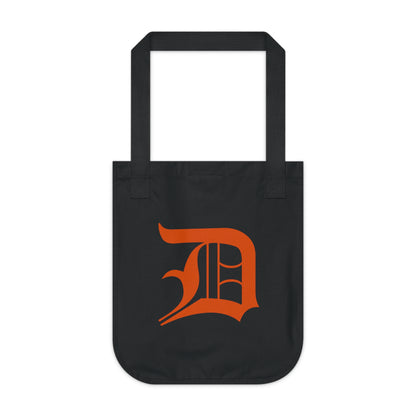 Detroit 'Old English D' Heavy Tote (Maple Leaf Orange)