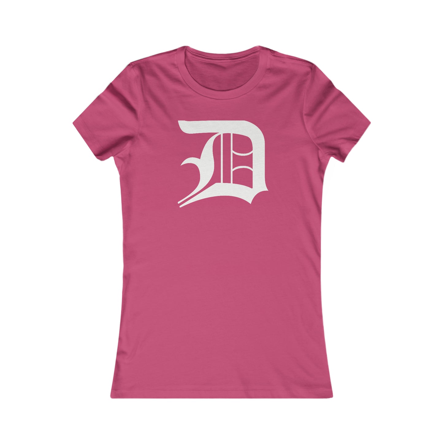 Detroit 'Old English D' T-Shirt | Women's Slim Fit