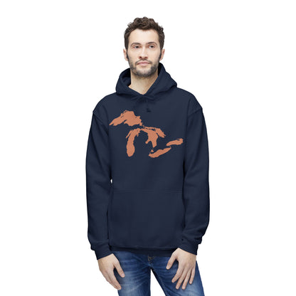 Great Lakes Ultrapremium Hoodie | Made in USA - Copper