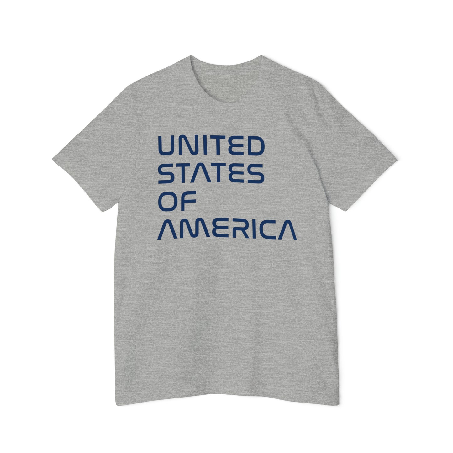 'United States of America' T-Shirt (Space Agency Font) | Made in USA