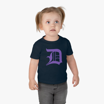 Detroit 'Old English D' Infant T-Shirt (Lake Iris) | Short Sleeve