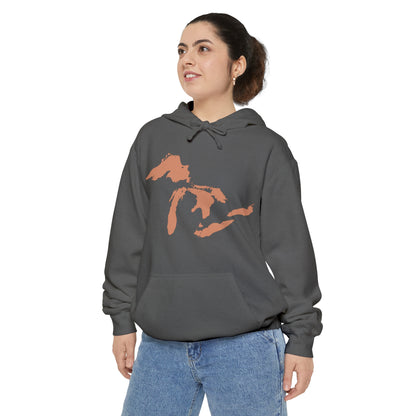 Great Lakes Hoodie (Copper) | Unisex Garment-Dyed