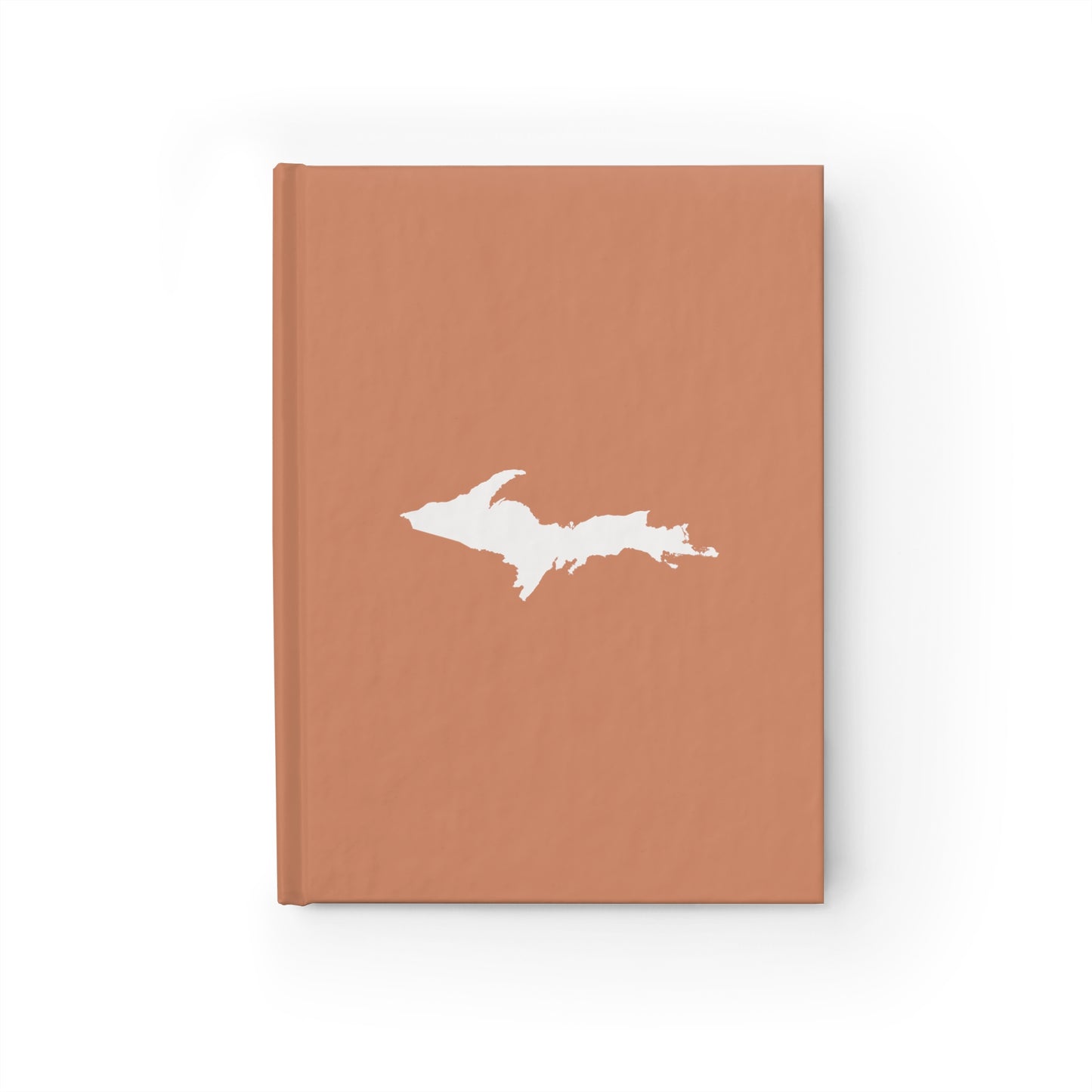 Michigan Upper Peninsula Blank Sketchbook (w/ UP Outline) | Copper Color