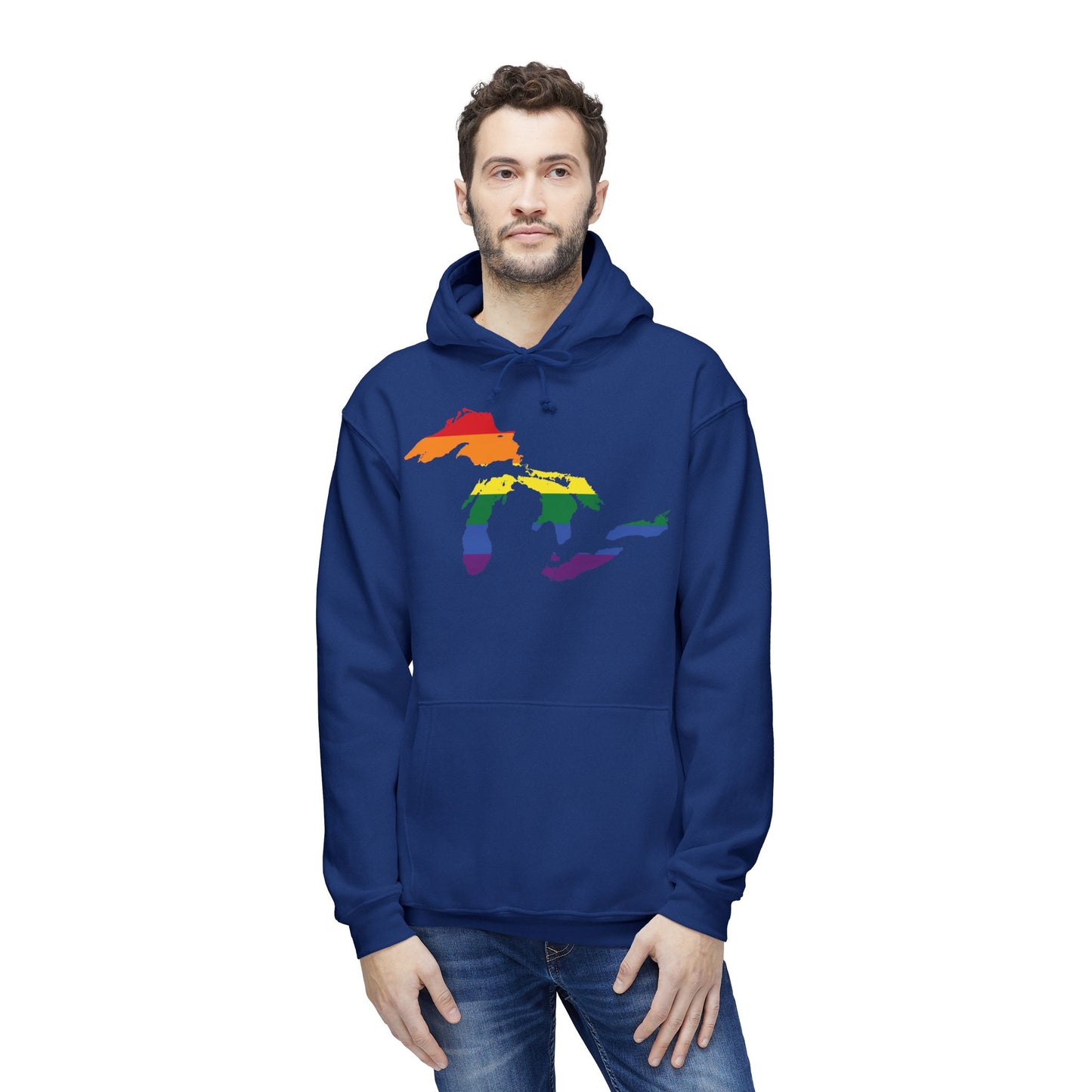 Great Lakes Ultrapremium Hoodie | Made in USA - Rainbow Pride Edition