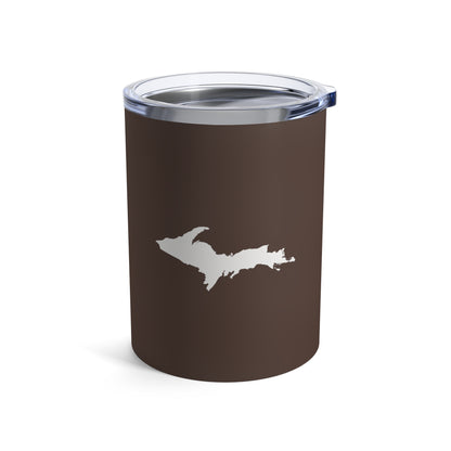 Michigan Upper Peninsula Tumbler (w/ UP Outline) | Hickory Color - 10oz