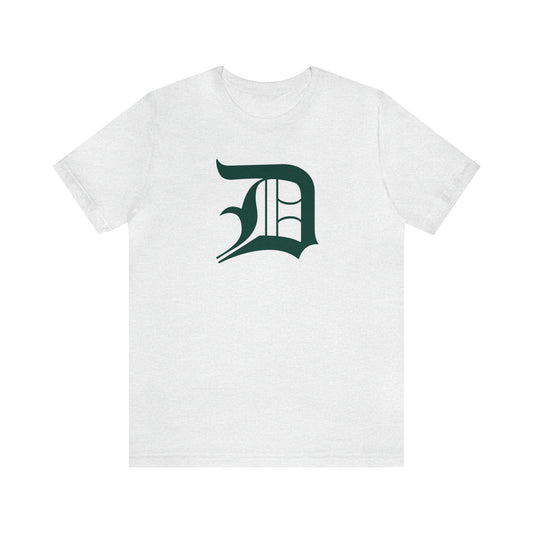 Detroit 'Old English D' T-Shirt (Laconic Green) | Unisex Standard