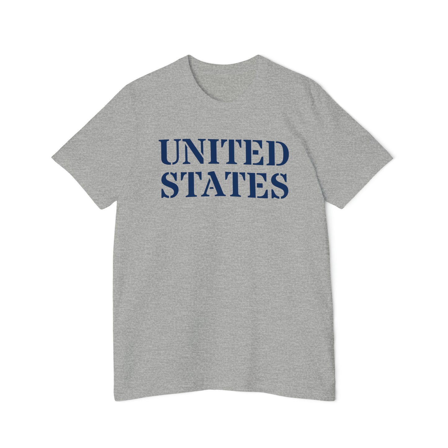 'United States' T-Shirt (Army Stencil Font) | Made in USA