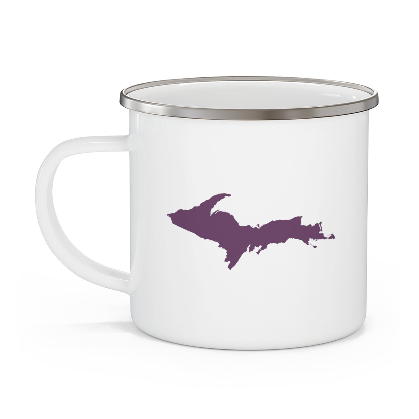 Michigan Upper Peninsula Camping Mug (Plum Outline) | 12oz