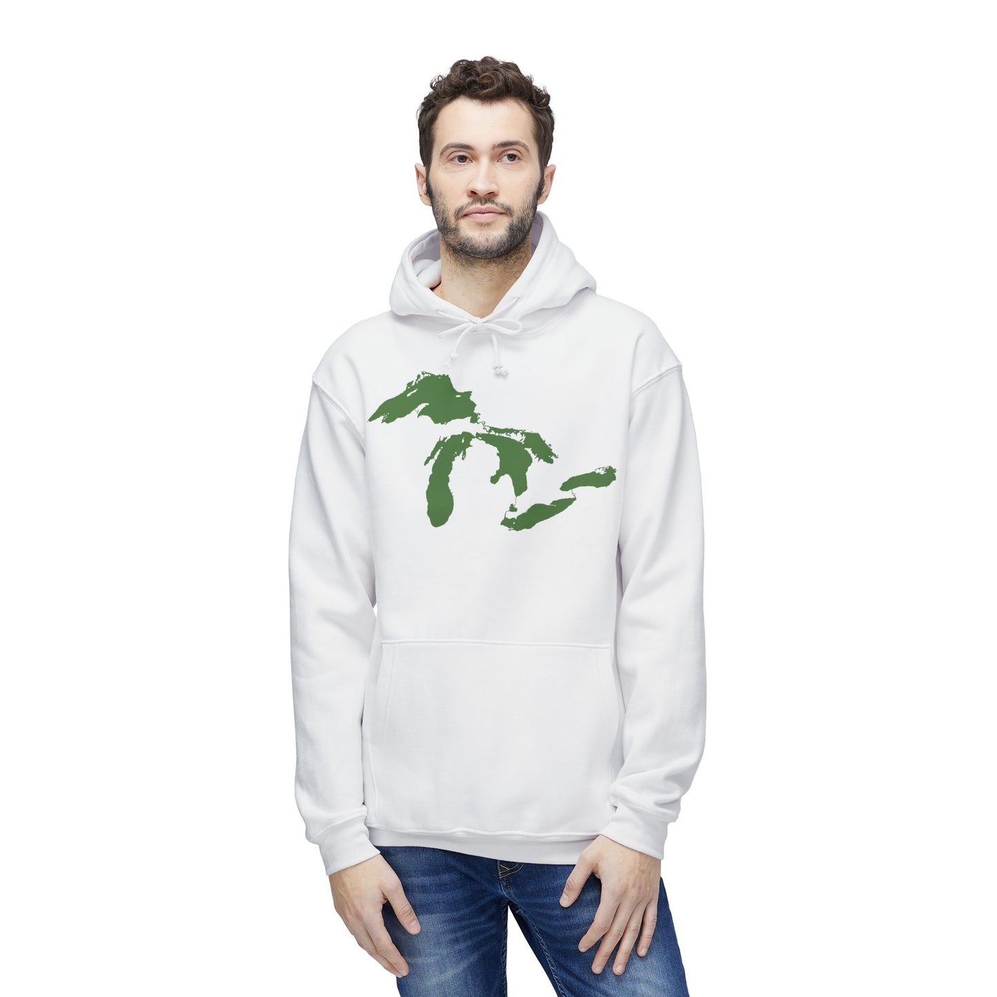 Great Lakes Ultrapremium Hoodie | Made in USA - Pine Green