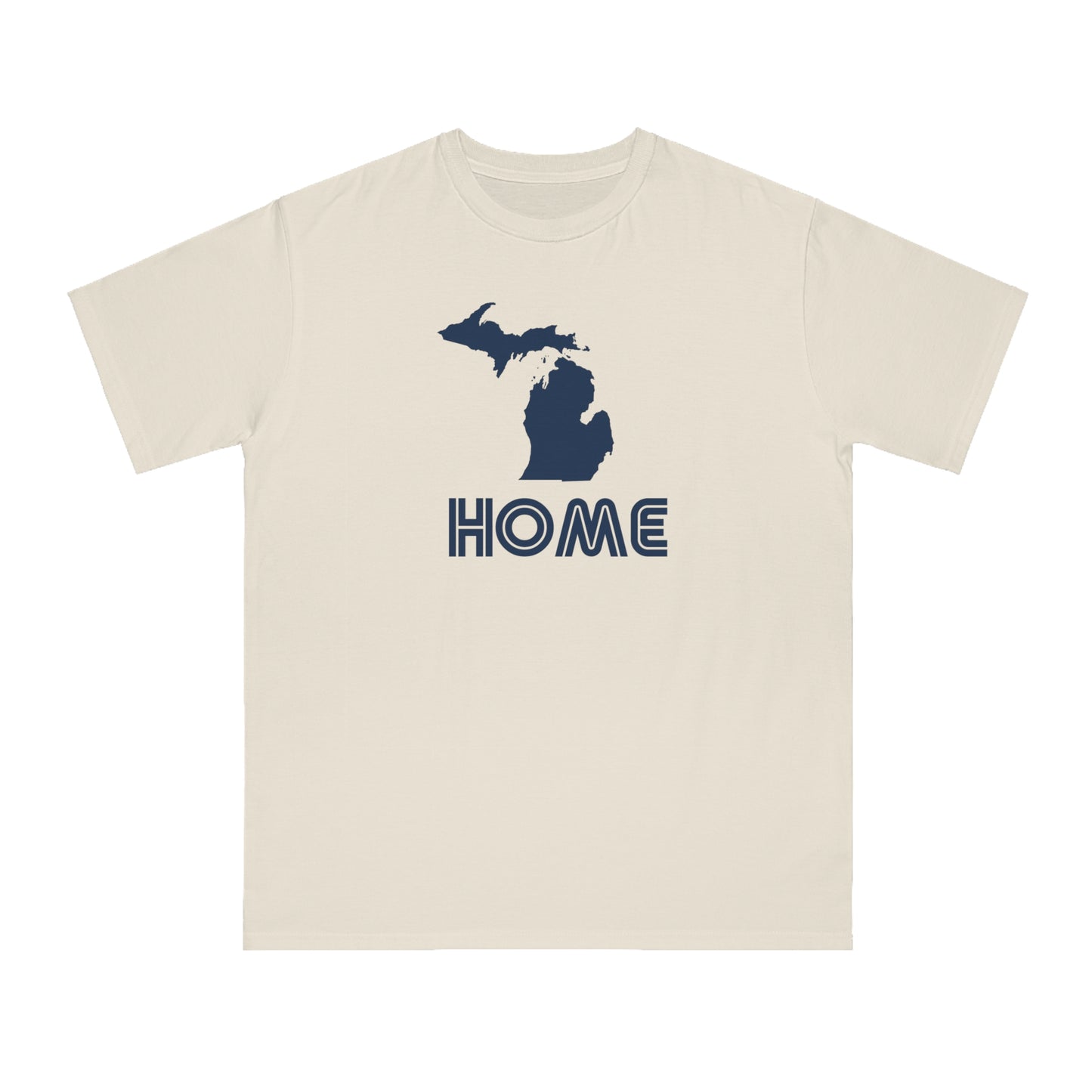 'Home' T-Shirt (1970s Audiophile Font) | Unisex Organic