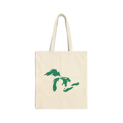 Great Lakes Light Tote Bag (Emerald Green)