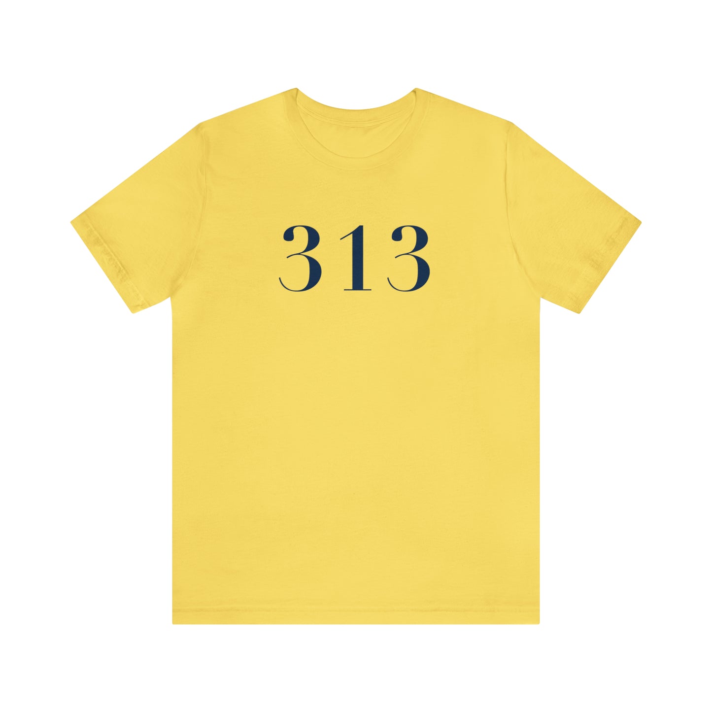 Detroit '313' T-Shirt (Didot Font) | Unisex Standard Fit