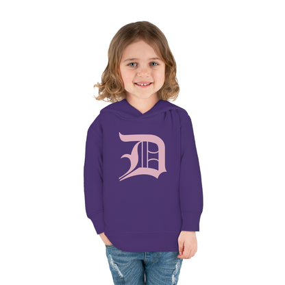 Detroit 'Old English D' Hoodie (Pink) | Unisex Toddler