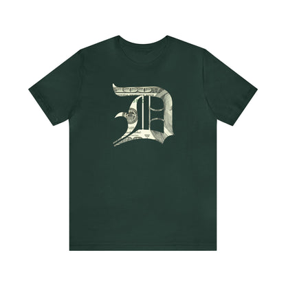 Detroit 'Old English D' T-Shirt (Benjamins Edition) | Unisex Standard
