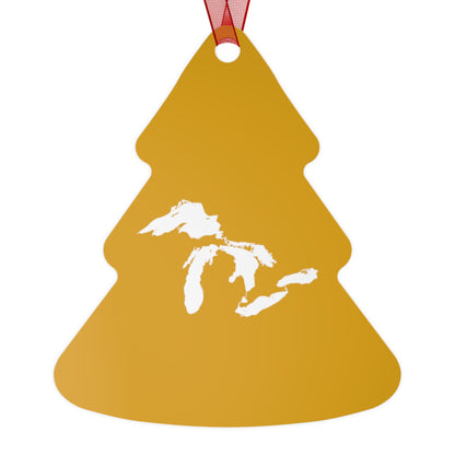 Great Lakes Christmas Ornament | Metal - Gold