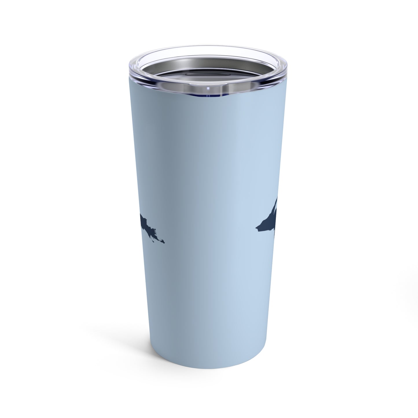 Michigan Upper Peninsula Tumbler (w/ UP Outline) | Light Blue - 20oz