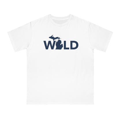 Michigan 'Wild' T-Shirt (Geometric Sans Font) | Organic Unisex