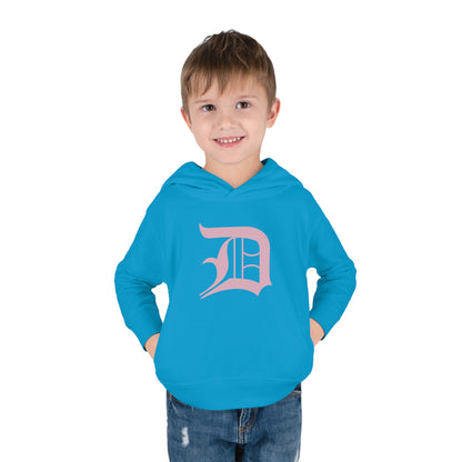 Detroit 'Old English D' Hoodie (Pink) | Unisex Toddler