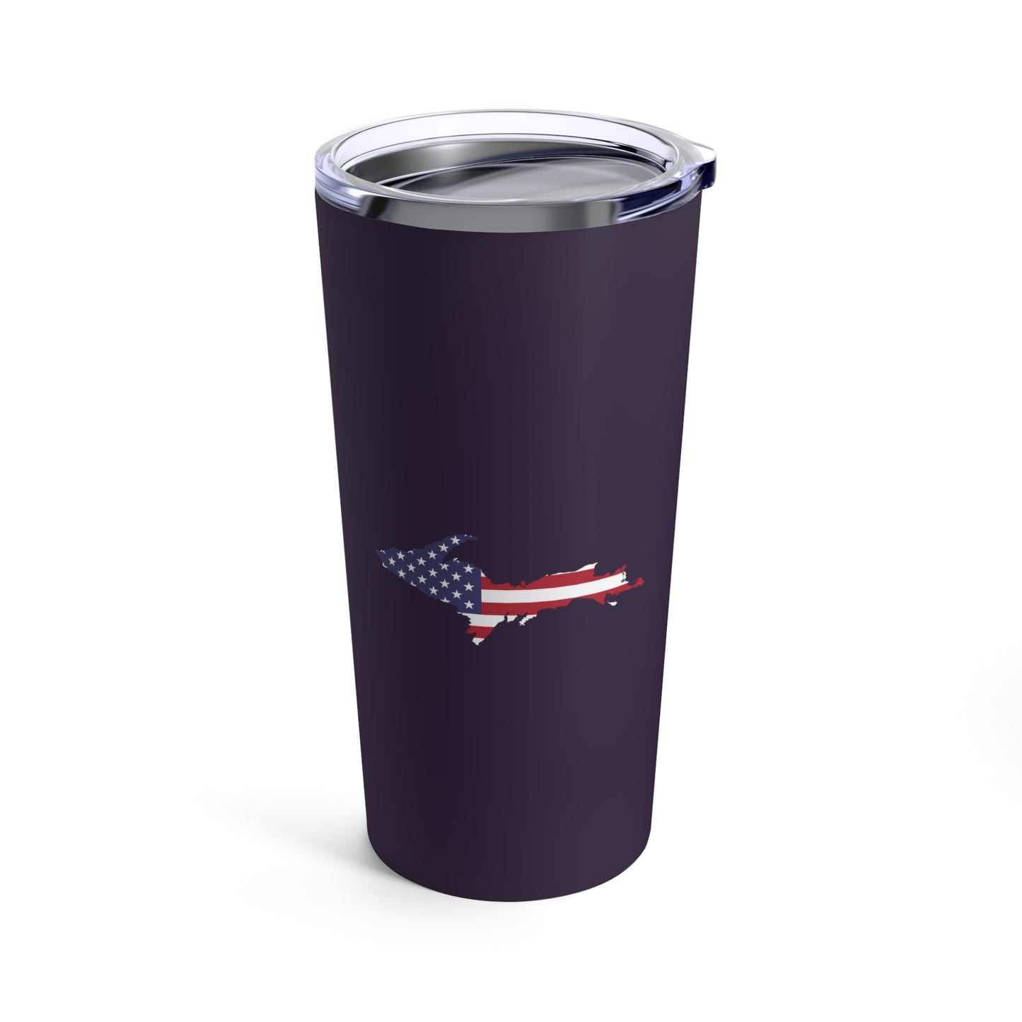 Michigan Upper Peninsula Tumbler (w/ UP USA Flag) | Blackcurrant - 20oz