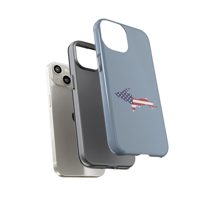 Michigan Upper Peninsula Tough Phone Case (B-24 Liberator Grey w/ UP USA Outline) | Apple iPhone