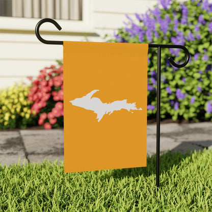 Michigan Upper Peninsula Home & Garden Flag (w/ UP Outline) | Birch Leaf Orange