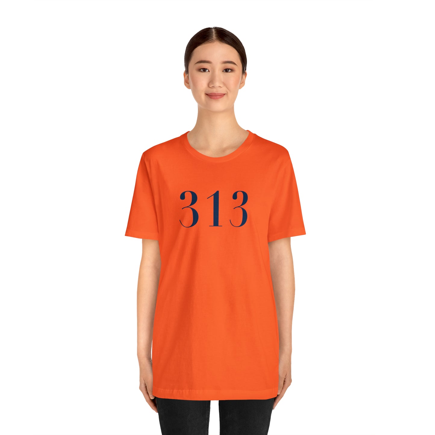 Detroit '313' T-Shirt (Didot Font) | Unisex Standard Fit