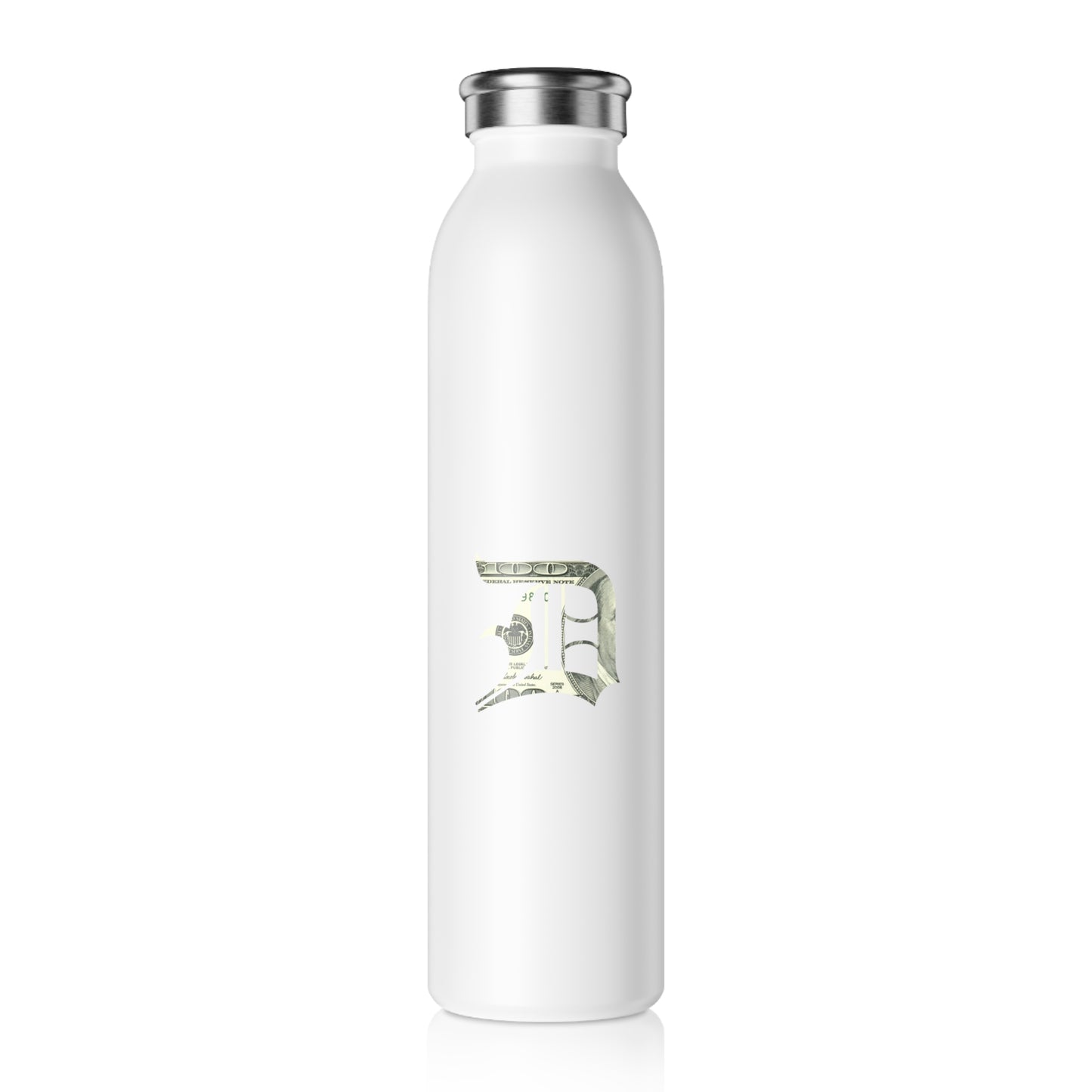 Detroit 'Old English D' Water Bottle (Benjamins Edition) | 20oz Double-Walled