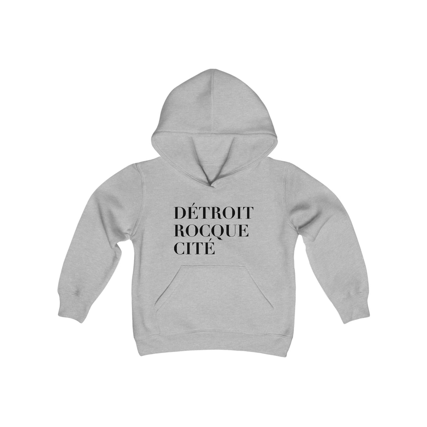 'Détroit Rocque Cité' Hoodie | Unisex Youth