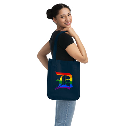 Detroit 'Old English D' Heavy Tote (Rainbow Pride Edition)