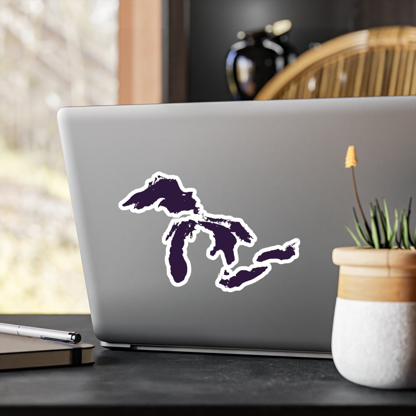 Great Lakes Kiss-Cut Windshield Decal | Blackcurrant