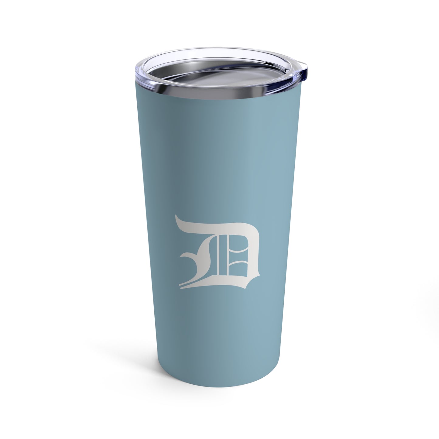 Detroit 'Old English D' Tumbler | Opal Blue - 20oz