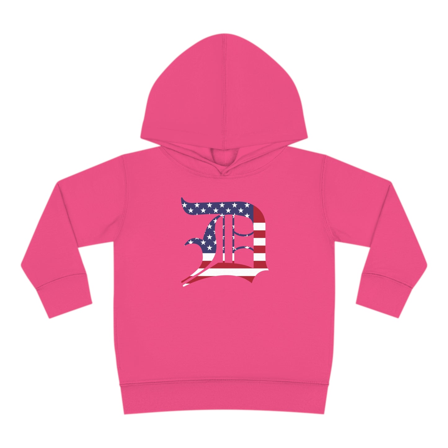 Detroit 'Old English D' Hoodie (Patriotic Edition) | Unisex Toddler