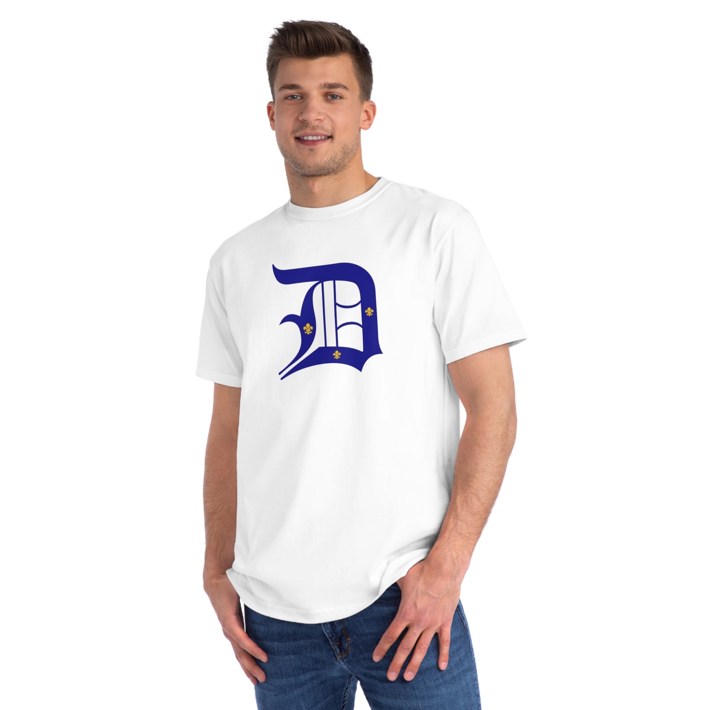 Detroit 'Old English D' T-Shirt (French Founders Edition) | Unisex Organic