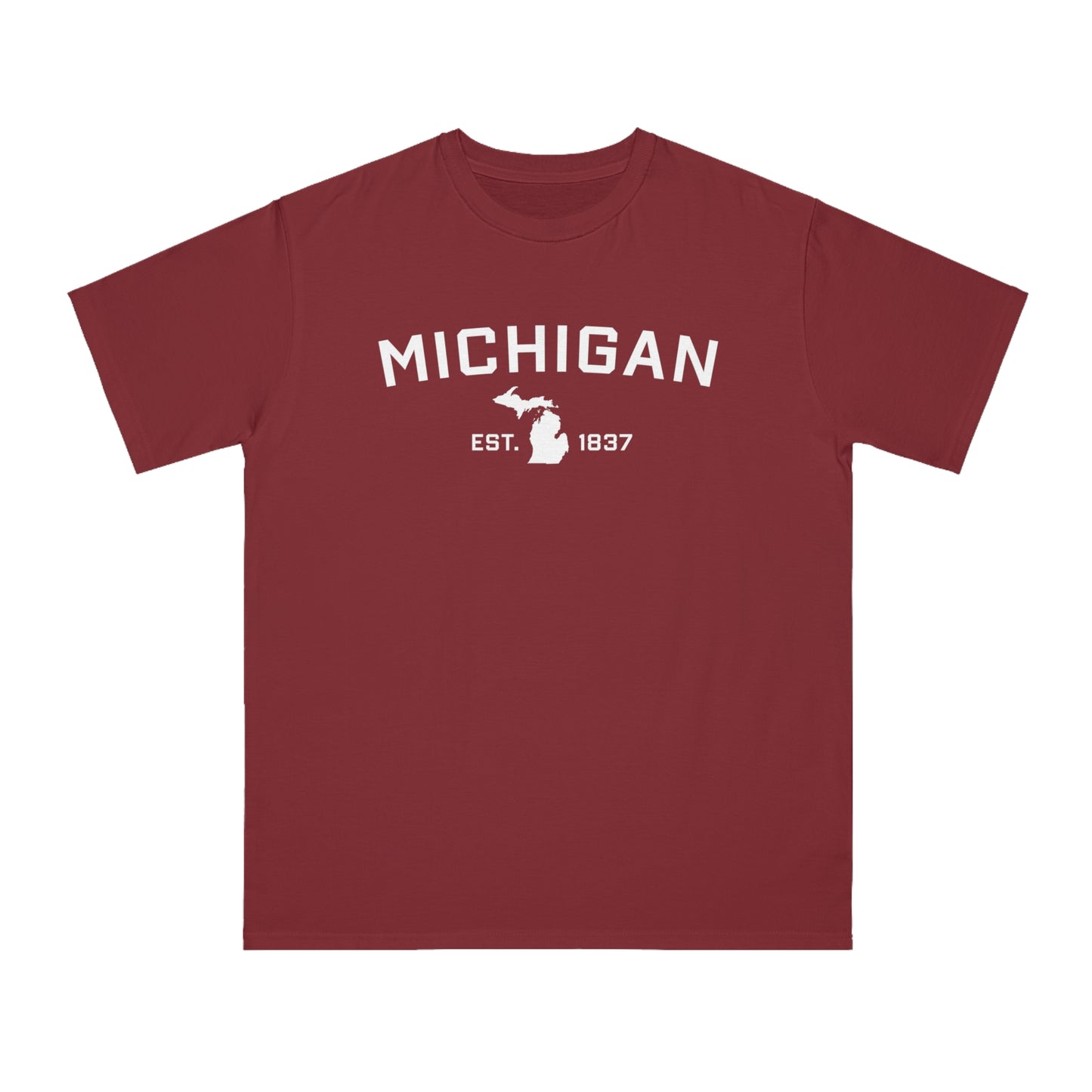 'Michigan EST 1837' T-Shirt | Unisex Organic