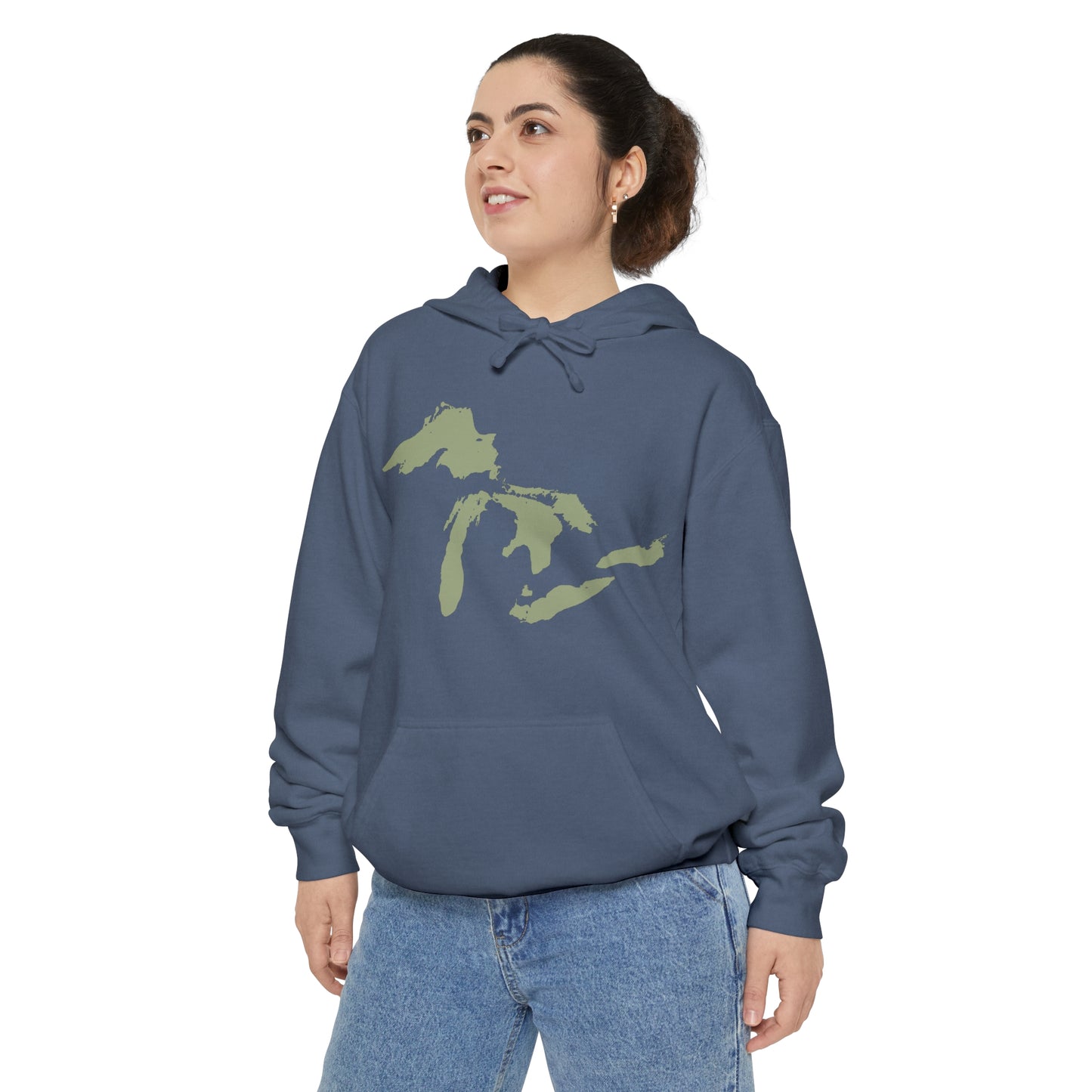 Great Lakes Hoodie (Beachgrass Green) | Unisex Garment-Dyed