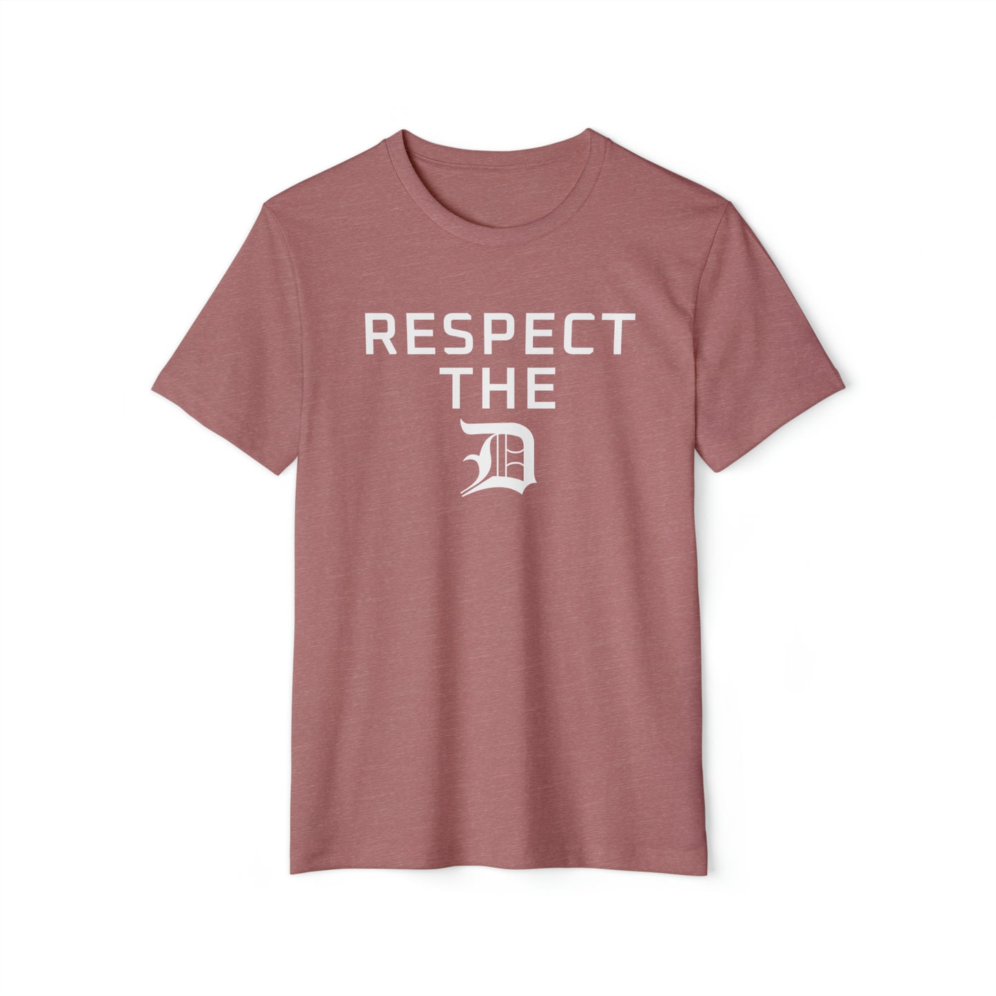 Detroit 'Respect The D' T-Shirt | Unisex Recycled Organic