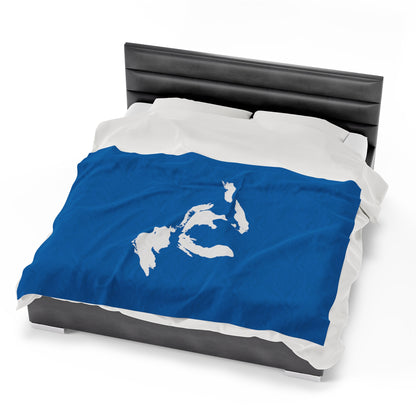 Great Lakes Plush Blanket | Azure