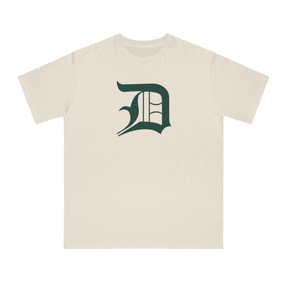 Detroit 'Old English D' T-Shirt (Laconic Green) | Unisex Organic