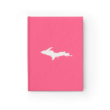 Michigan Upper Peninsula Blank Sketchbook (w/ UP Outline) | Rhodochrosite Pink