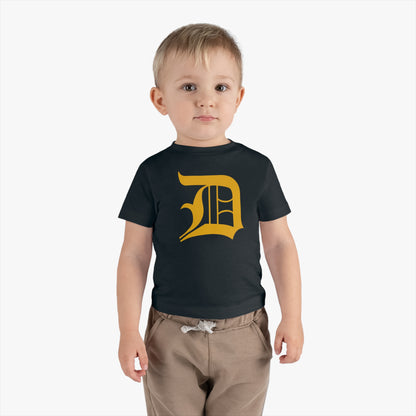 Detroit 'Old English D' Infant T-Shirt (Gold) | Short Sleeve