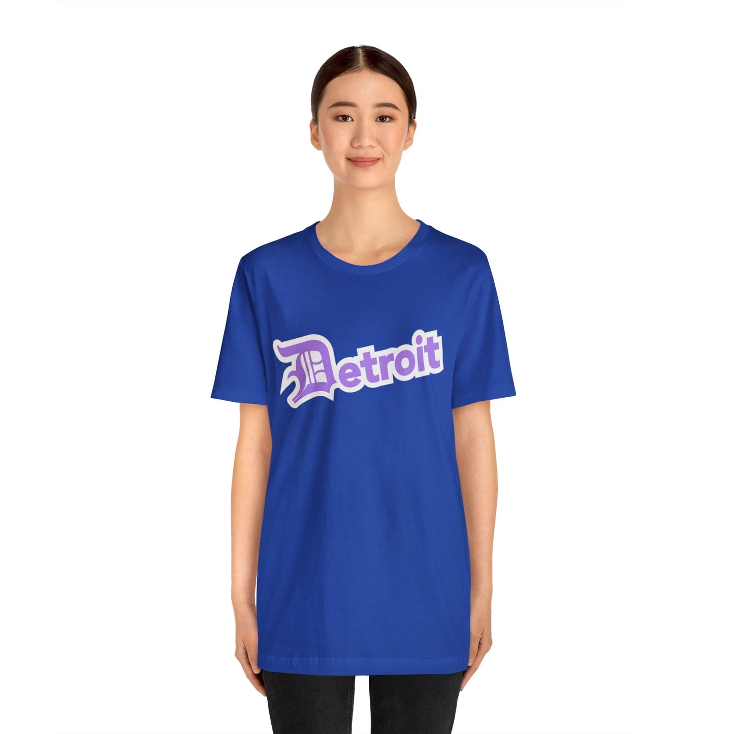 Detroit' T-Shirt (Lavender w/ Old English 'D') | Unisex Standard