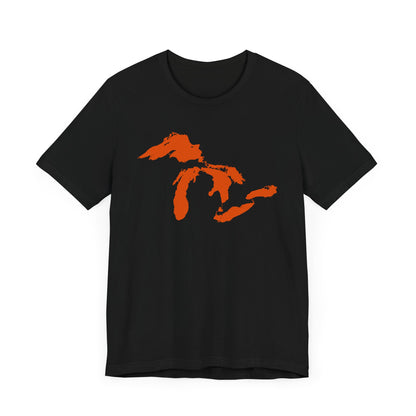 Great Lakes T-Shirt | Unisex Standard - Maple Leaf Orange