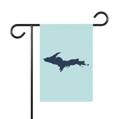 Michigan Upper Peninsula Home & Garden Flag (w/ UP Outline) | Cyan