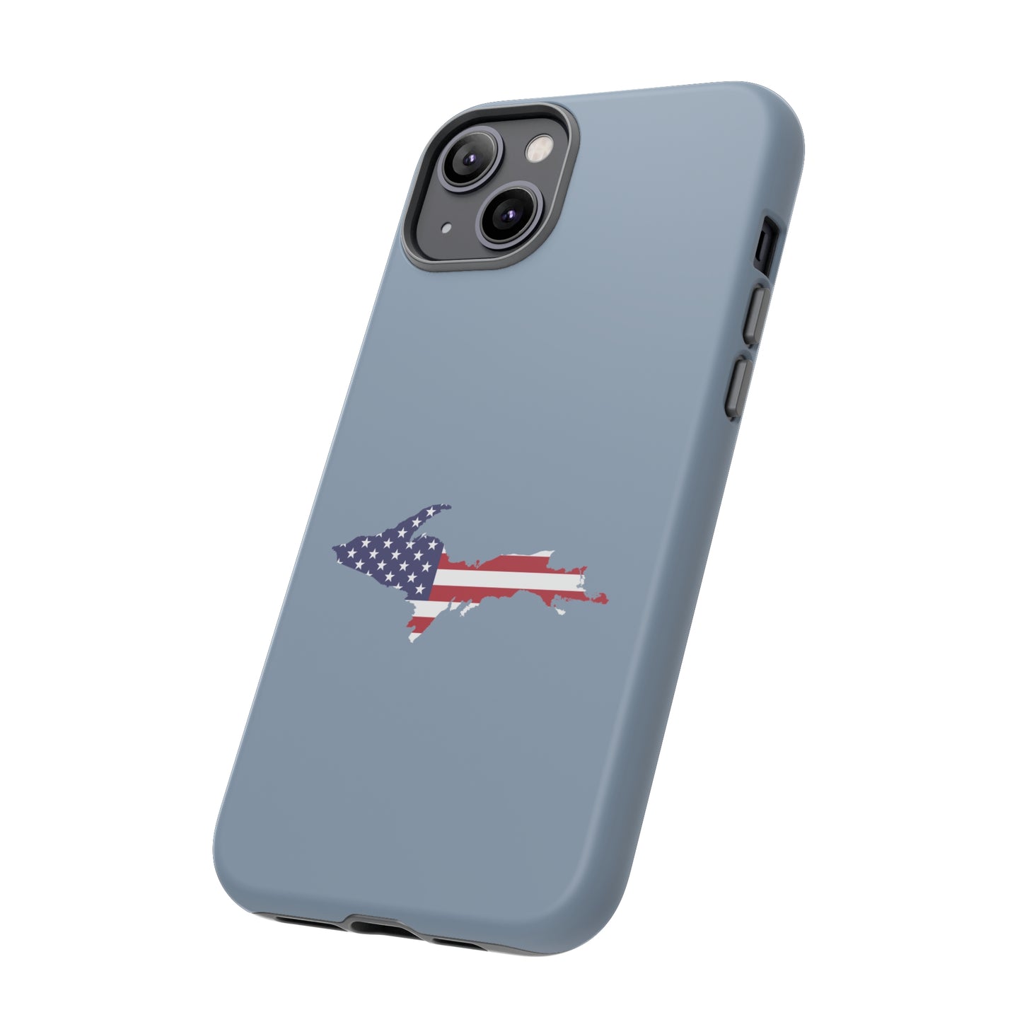 Michigan Upper Peninsula Tough Phone Case (B-24 Liberator Grey w/ UP USA Outline) | Apple iPhone