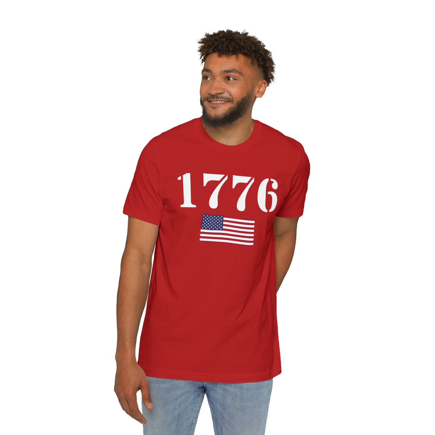 '1776' T-Shirt (Army Stencil Flag Edition) | Made in USA