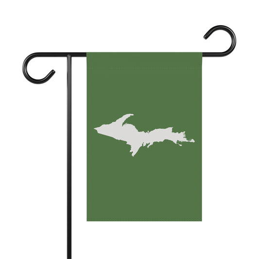 Michigan Upper Peninsula Home & Garden Flag (w/ UP Outline) | Pine Green