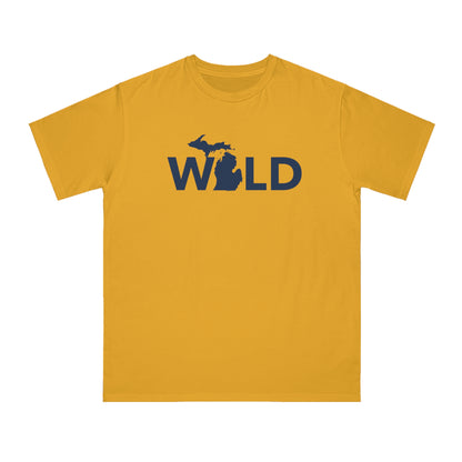 Michigan 'Wild' T-Shirt (Geometric Sans Font) | Organic Unisex